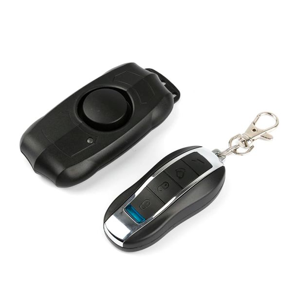 Kits Cargo USB Control remoto inalámbrico Alarma de vibración Bike motocicleta Alarma de seguridad del vehículo eléctrico para el automóvil para alarma del sensor del hogar