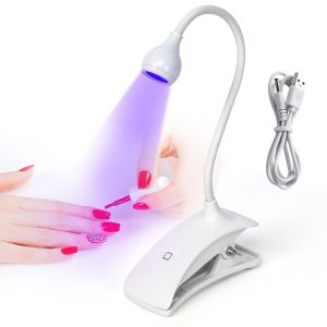 Kits UV LED LAMP VOOR NAILS 5W DROGE LAMP GEL HULEN SUN LAMP MINI NAIL Lights 360 Bendable tafellamp Ontwerp Manicure Salon Tools