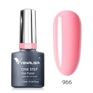 Kits Venalisa 3 in 1 nagelgellak No Need Base en Topcoat One Step Nowipe gel Lacquer afwezig UV LED Semi Permanente gelvernis