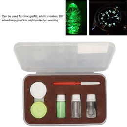 Kits Bekijk Luminous Fluorescent Powder Donker Pigment Powder Single Color Monochromatic Watch Hour Minute Hand Luminous Liquid Tool