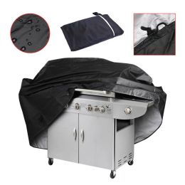 Kits Housse de protection imperméable et robuste pour barbecue, extérieur, intérieur, jardin, patio, brûleur de barbecue, barbecue à gaz, protection solaire, anti-poussière, 58 pouces