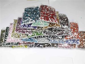 Kits Groothandel Plaksteen Kristal Ab Niet Hotfix Steentjes in Bulkpakket Ss3ss20 Clear Ab Strass voor Nail Art Decoretion