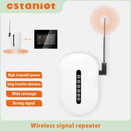 Kits WiFi Signal Repeater Extender Wireless Extender 433MHz Barrier à long terme à travers les murs pour le système de sécurité d'alarme domestique