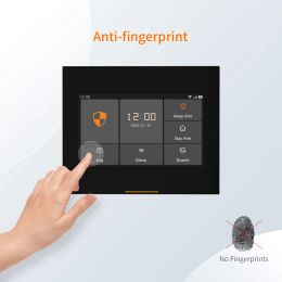 Kits WiFi WiFi HD Touch Screen Smart Security Alarm System Kits para garaje/residencial/tienda 433MHz Soporte Tuya Samrtlife