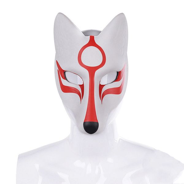 Kitsune Fox Halloween masques de cosplay japonais accessoires de fête mascarade Anime Cosplay accessoires