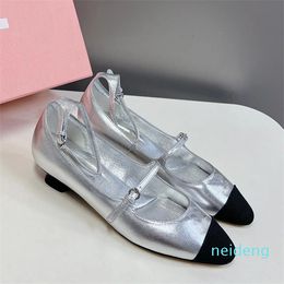 Kitten Hakken Mary Jane Sandalen Vrouwen Lady Meisjes Lage Hak Cap Teen Suede Patent Mocassin Ballerina Schoenen Ballet Flats Slide