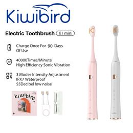 Kiwibird Sonic mini brosse à dents électrique 3 modes Technologie de nettoyage en profondeur