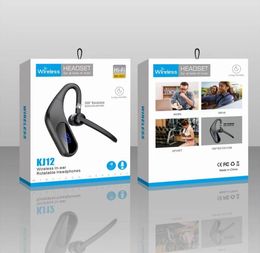 KJ12 Business Bluetooth Earbuds 5.0 TWS Wireless Headphons Aarphones Stereo Gaming in Ear Car Headset voor telefoon met retailbox