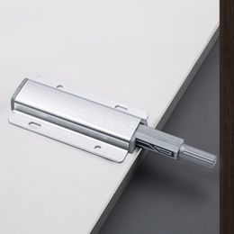 Kkfing meubelkast vangt push om te openen verborgen kast trekt aluminium legering rebound apparaat zachte dichter meubels hardware
