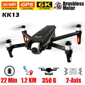 Y10 RC Drone avec caméra HD professionnelle 4K Dron 5G WIFI Drones sans brosse à cardan 2 axes Photographie Geste GPS RC Quadcopter KK13 Simulateurs