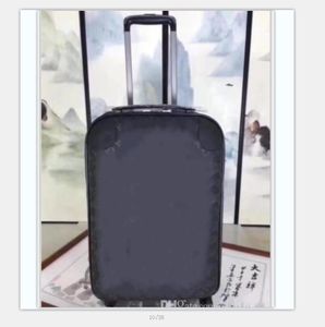 KKK8888 valises classiques 20 pouces femmes durable bagage roulant Spinner marque hommes valise de voyage d'affaires 00987898