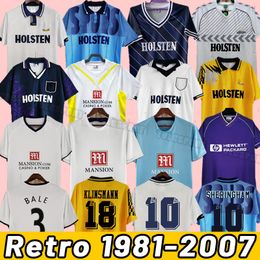 Klinsmann Retro voetbalshirts Totten vintage GASCOIGNE ANDERTON SHERINGHAM Ginola Ferdinand Classic 06 07 08 09 81 82 83 84 91 93 94 95 98 99 1978 1986 2006 1991 1994