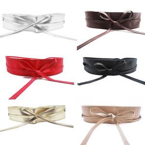 KLV – ceinture en cuir souple pour femmes, large, à nouer autour de la taille, style Boho, haute qualité, 266k