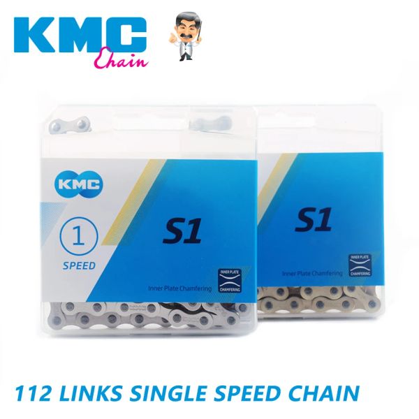 KMC S1 chaîne de vélos à vitesses fixe à chaîne unique