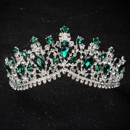 KMVEXO Design européen cristal grande princesse reine couronnes mariage mariée mariage cheveux accessoires bijoux mariée diadèmes bandeaux 240301