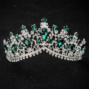 Kmvexo Europees ontwerp Crystal Big Princess Queen Crowns Huwelijk Bridal Wedding Haaraccessoires Sieraden Bruid Tiaras Hoofdbanden 2328A