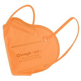 Masque certifié KN95 de type papillon à cinq couches double pochoir confortable soufflé à l'état fondu masques de protection pliants pour adultes jetables