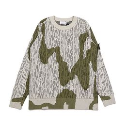 KND STONE Hommes Chandails 21FW 575D5 RAIN CAMO MIXED Couverture de camouflage militaire Hauts à manches longues Chemises Sweats à capuche décontractés Vêtements de mode unisexes