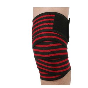 Genou Élastique Bandage Sangle Bretelles Soutient Longue Rotule Veau Fitness Équipement De Protection En Plein Air Cyclisme Sports Genouillères