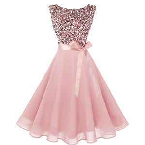 Knie-lengte Homecoming-jurken pailletten Beading Scoop Chiffon A-Line Plus Size afstudeer Party Prom Formal Evening Jurk HC25