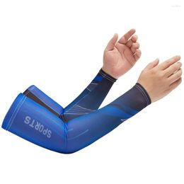 Knie -pads 1 paar ijsstof UV -bescherming Runningarm Mouwen Ademend fitness basketbal elleboog pad sport fietsen camping