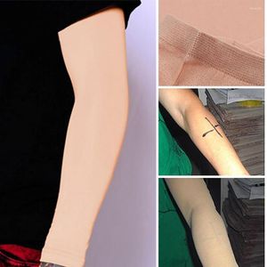 Rodilleras 1 par Tatuaje Cubrir Mangas largas Corrector Exterior Protección UV Deporte Gimnasio