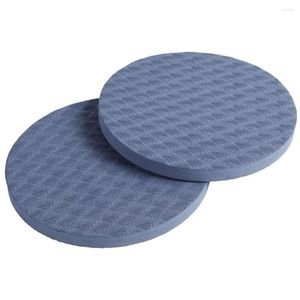 Genouillères 1 paire TPE petit coussin rond tapis de Yoga Portable coudes mains soutien léger coussin planche de protection