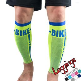 Genouillères 1 paire chaussettes de compression unisexe couvre-jambes de sport leggings mollet protection tibia football basket-ball équipement de protection