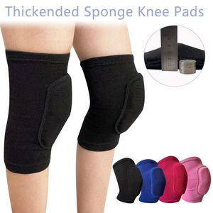 Knie pads 1Pair sportkussen volwassenen Kid Dance Protector Elastic Dikke Sponge Knees Brace Support Gym Yoga Workout Training