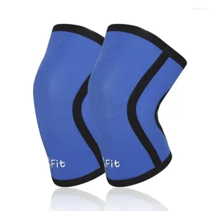 Kniebeschermers 1 Paar Squat 5mm SCR Mouwen Pad Ondersteuning Gym Sport Compressie Protector CrossFit Gewichtheffen Hoge Elastische