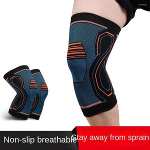 Knie -pads 1pc Compressiebrace Workout Ondersteuning voor gewrichtspijn Relief Running Biking Basketball Gebreide mouw