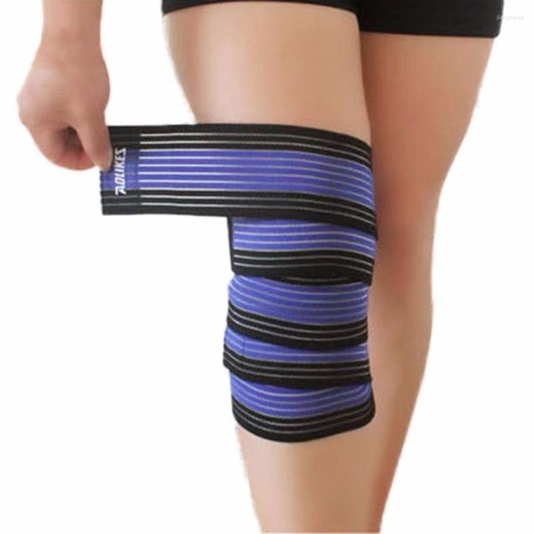 Padres de rodilla 1 PC Compresión Venta elástica Soporte de correa deportiva Bandas protectores de tobillo Tobillo de ternero Saféz de seguridad 180 cm