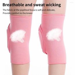 Joelheiras 1 pc esportes joelheira grossa almofada térmica perna mangas joelho suporte cinta elástica
