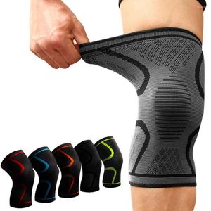 Knie -pads 1 stks Fitness Running Cycling Ondersteuning Elastische nylon Sport Compressie Mouw Basketbalvolleybal