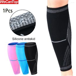 Genouillères 1 pièces, manchon de Compression de mollet tricoté, manches de jambe pour chaussettes sans pieds, aide à protéger les attelles de tibia