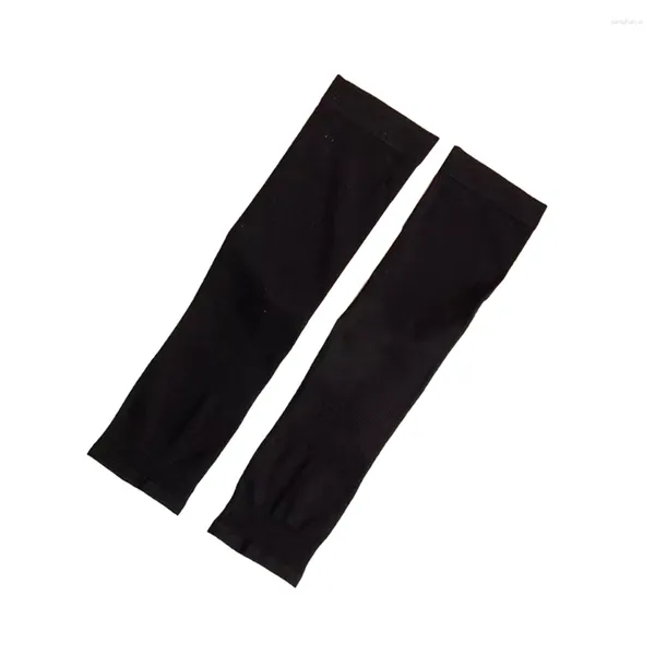 Genouillères 2 paires de manches en Nylon 40 10cm, manches en soie glacée, Protection solaire, manchette de Protection des mains pour les sports d'extérieur froids