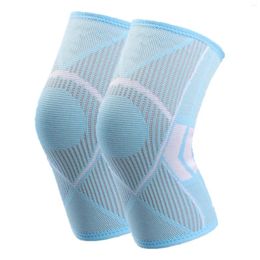 Genouillères 2 pièces manchon de Compression bretelles respirant course femmes hommes Nylon arthrite anti-dérapant récupération Fitness ménisque déchirure