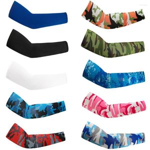 Knie pads 2pcs unisex koelarm mouwen bedekken sport lopende uv zonbescherming buiten mannen vrouwen zomer vis fietsen manchet