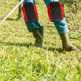 Genouillères 2x pour le travail en plein air, skateboard, roller, sécurité, vélo, jardinage, sangles réglables robustes