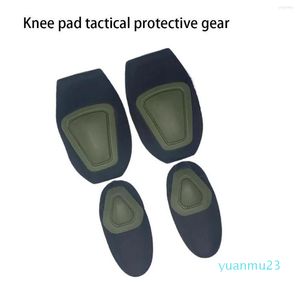 Knie -pads 4 stuks Dragon Frog Suite elleboog Brace beschermende Eva Gededed 24 geïnterpoleerde ondersteuning voor jagen