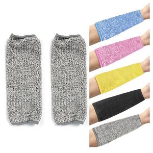 Rodilleras 5 pares Mangas resistentes a cortes y quemaduras Protección para brazos Protectores de antebrazo para hematomas en la piel fina