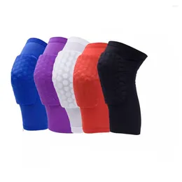 Genouillères Basketball Short Design Cadeau pour ami Volleyball Fitness Gear Unisex Pad Compression Leg Sleeve Honeycomb Brace Kneepad