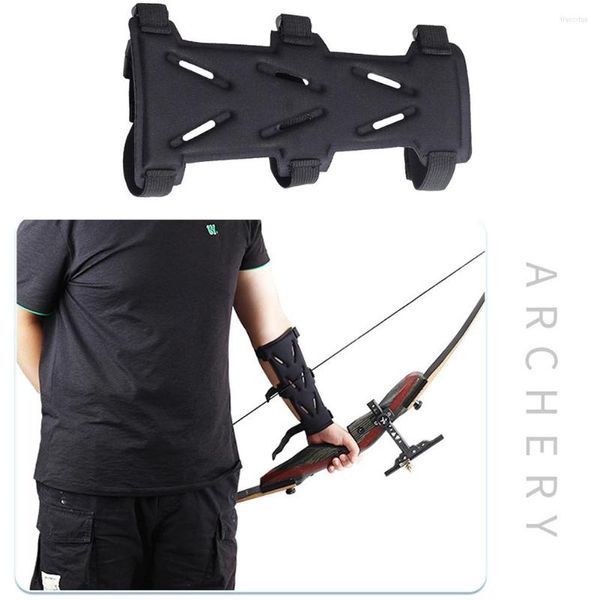 Rodilleras Arco Flecha Protección del brazo Vendaje elástico Protector de tiro con arco Equipo Transpirable Absorbente de sudor Accesorios de entrenamiento para deportes al aire libre