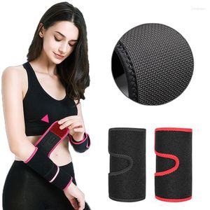 Rodilleras Mariposa Brazo Recortador Neopreno Control de las mujeres Body Shaper Cuff Entrenamiento Correr Sudor Banda para sudoración