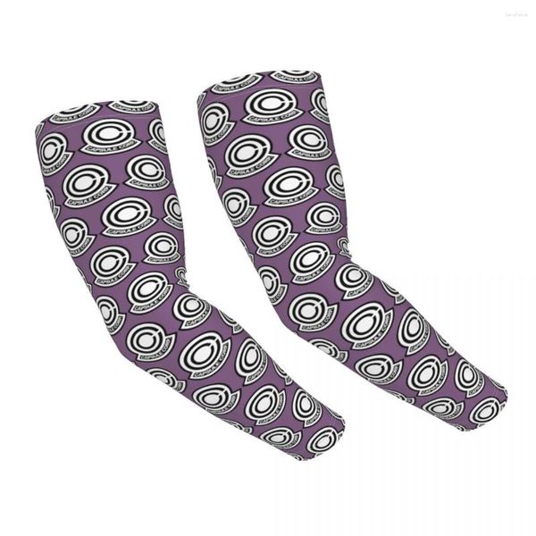 Ginocchiere Corp Logo Sport Compressione Manicotti Scaldamuscoli Donna Uomo Protezione solare UV Copri tatuaggio per la pesca