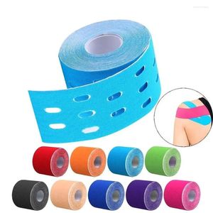 Kniebeschermers Elastische Spiertape Pad Fysiotherapie Zelfklevende Bandage Geperforeerd 5m X 5cm Therapeutische Pijnlijke Gewrichten