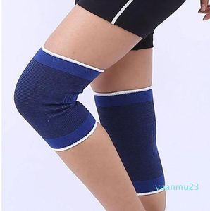 Knie pads elleboog 1 paar blauw ademend warmte knipad elastisch 24 antislip sportveiligheid basketbal been pad pad support protect