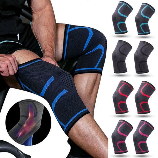 Genouillères Coude 1 PC Bretelles Pour L'arthrite Courir Cyclisme Soutien Élastique En Nylon Sport Compression Pad Manches Basketball