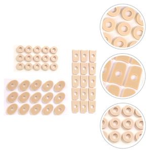 Knie pads elleboog 3 stuks teen maïs behandeling callus stickers beschermers (kleur van huid)