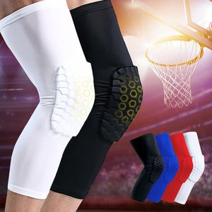 Knie pads elleboog anti-collision ademende pro honeycomb-beschermer patella basketbal buiten klimsporten